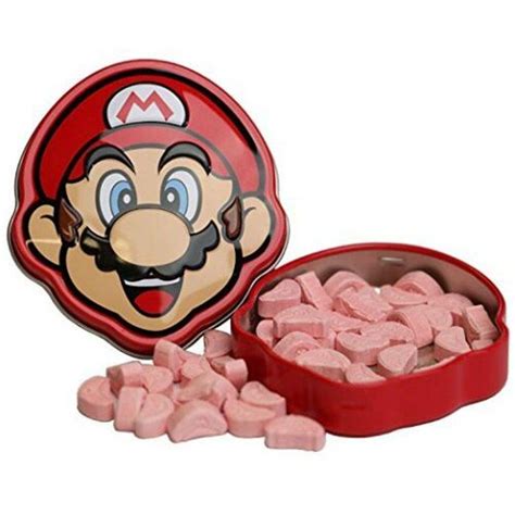 Nintendo Super Mario Brick Breakin Jawbreaker Candies Candy 17g Tin