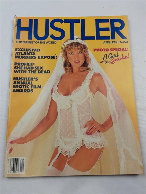 Mens Vintage Magazine Hustler April Etsy
