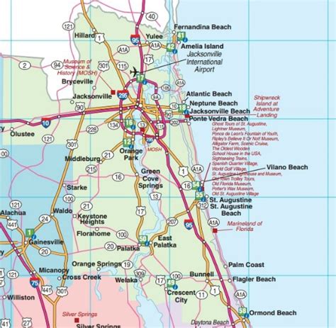 Florida Road Map Florida Backroads Travel Has 9 Of Them