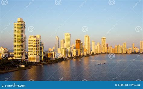Colombia Cartagena Skyline Stock Photo Image Of Cartagena