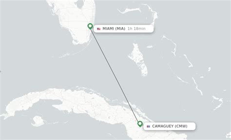 Direct Non Stop Flights From Camaguey To Miami Schedules