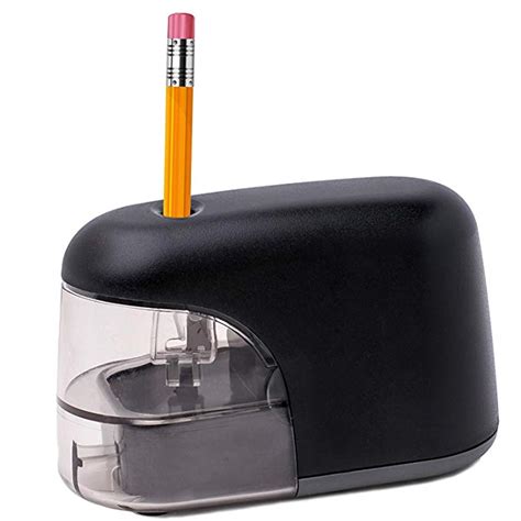 Electric Pencil Sharpener Heavy Duty Helical Bladeauto Stop Perfect