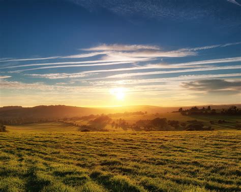 Free Download Download Sun Rising Over Country Hills 4k Ultra Hd