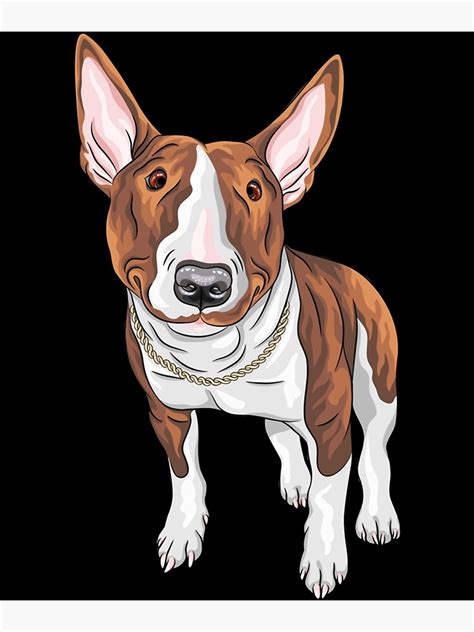 Bull Terrier Poster For Sale By Psiakrew Redbubble