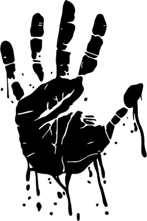 Blood Hand Svg Bloody Hand Svg Blood Dirty Hand Svg Hand Etsy