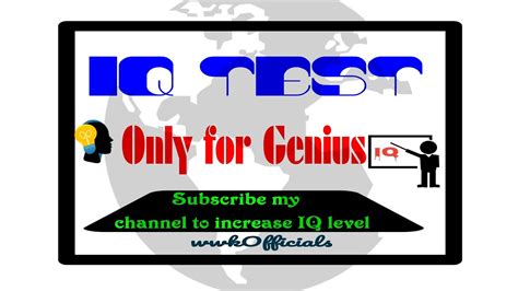 IQ 15th Only Genius Can Solve This IQ Test Trending Puzzle Genius