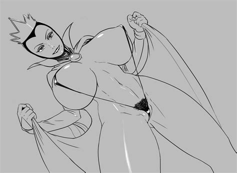 rule 34 anythinggoes arms belly button big breasts breasts cape crown disney disney villains