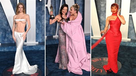 The Vanity Fair Oscars After Party Looks The Bold Be Feathered And Basically Naked Flipboard