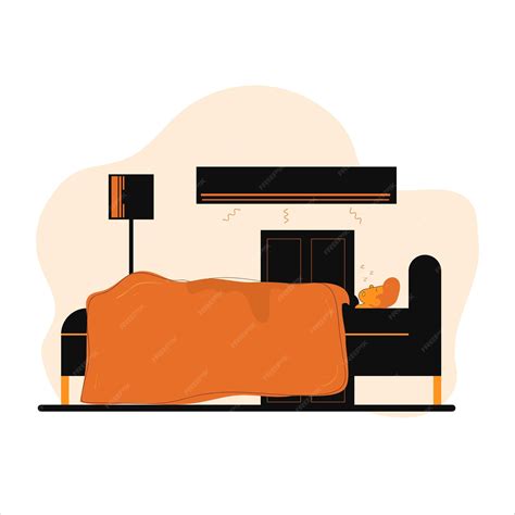 premium vector cartoon vector flat style men sleeping in bedroom
