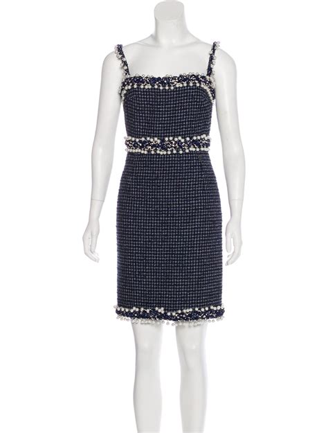 From The Spring 2010 Collection Navy And Multicolor Chanel Tweed Mini