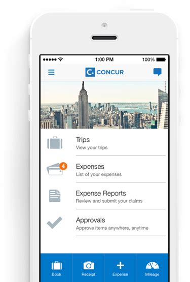 Concur Mobile App Your Travel Invoice And Expense Solutions In One