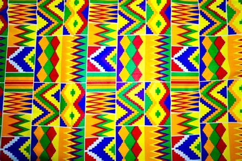 Colorful Kente African Print Fabric By The Yard Ankara Masks Etsy