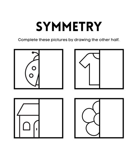 Symmetry Worksheet Teach On