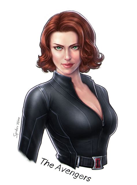 Artstation 13 Hairstyles With Natasha Romanova Spiderwee Black