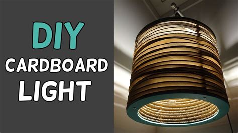 Simple Diy Cardboard Light Youtube