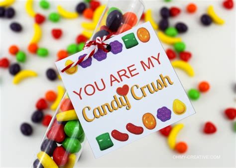 candy crush free printable tags oh my creative