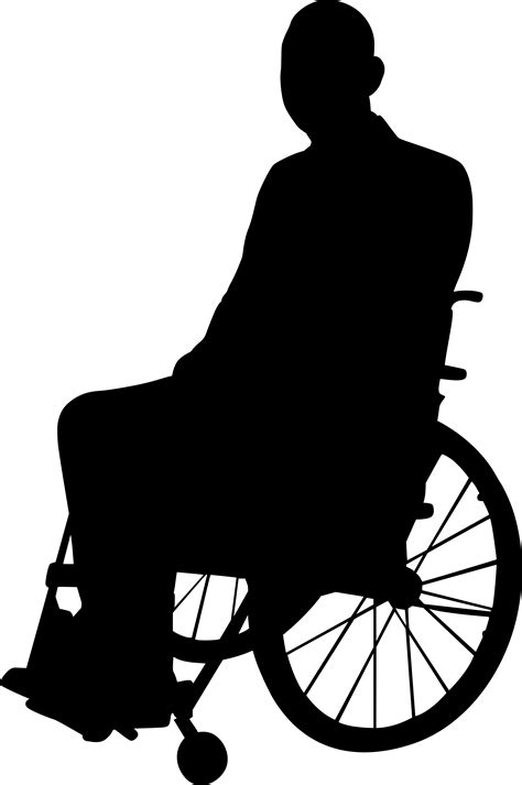 9 Handicap Disabled Wheelchair Silhouette Png Transparent