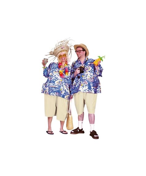Adult Tacky Tourist Hawaiian Costume Adult Costume