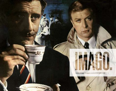 Nigel Green And Michael Caine Characters Major Dalby And Harry Palmer Film The Ipcress File