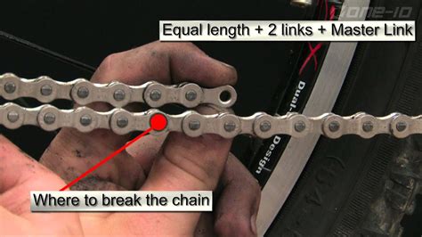 Measuring And Installing A Mountain Bike Chain Youtube