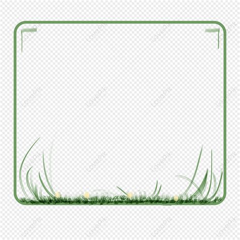 Green Realistic Rectangle Grass Border Frame Royalty Free Svg Clip Art Library
