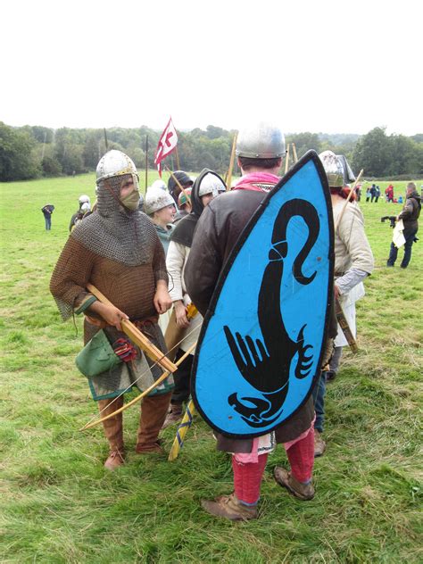 Norman Warrior And Crossbowman Getting Ready For The Battle Of Hastings