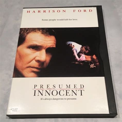 Presumed Innocent Dvd 1997 Harrison Ford Movie Presumed Innocent Harrison Ford Movies