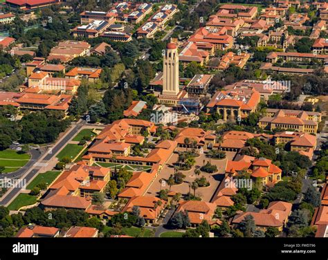 Stanford University Campus Palo Alto California Hoover Tower Campus