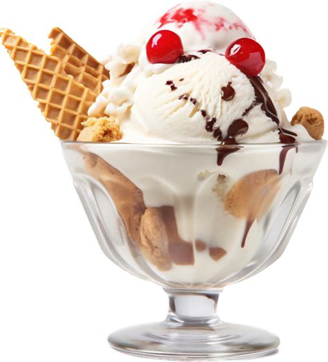 Ice Cream Sundae Png With Ai Generated 25066782 Png