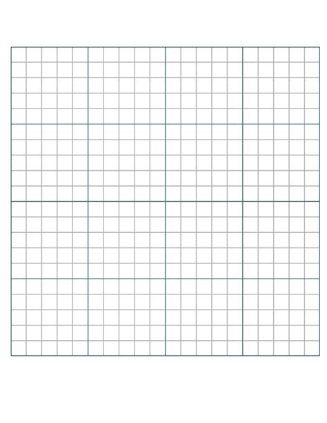 Online Free Printable Blank Graph Paper Template PDF