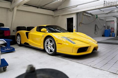 Jaune Ferrari 1080p Supercars Italia Enzo Cars Yellow Hd Wallpaper