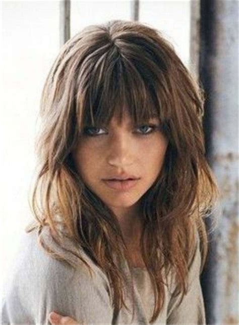 20 Collection Of Medium To Long Choppy Haircuts With Bangs
