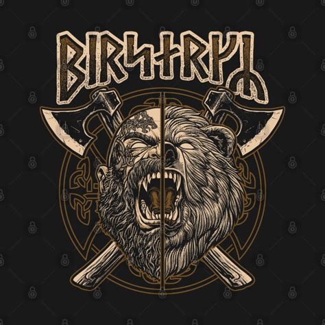 Norse Viking Berserker Runes Pagan Bear Warrior Berserker T Shirt