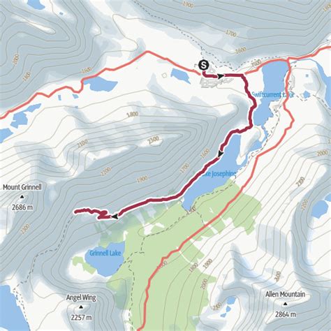 Grinnell Glacier Trail Wanderung