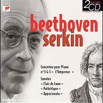 Concerto Pour Piano N Rudolf Serkin Ludwig Van Beethoven Cd