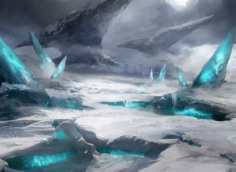 Frozen Island By Titus Lunter Imaginarywinterscapes