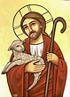 The Good Shepherd -coptic icon | Arte católica, Desenho religioso ...