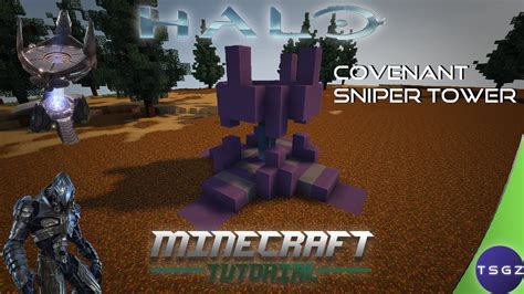Minecraft Halo Covenant Deployable Tower Tutorial Youtube