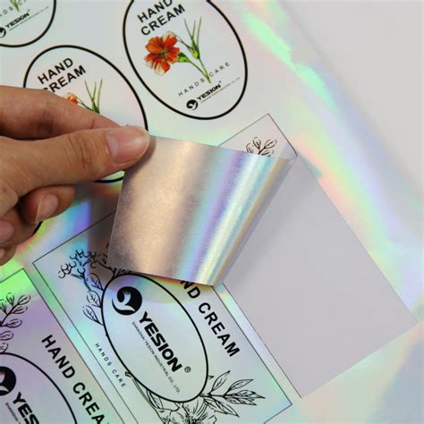 Inkjet Waterproof Holographic Pet Sticker Paper