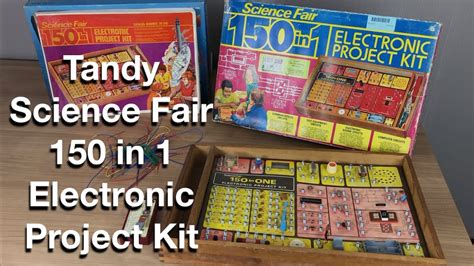 Tandy Science Fair 150 In 1 Electronic Project Kit Youtube