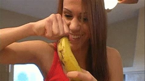 Addison Crush Banana Biter Addison Crush Humiliation And Fetish