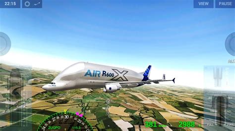Extreme Landings Flight Simulator Giant Cargo Air R600x Plane