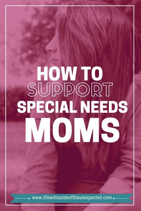 How To Support A Special Needs Mom Special Needs Mom Special Needs Working Mom Tips