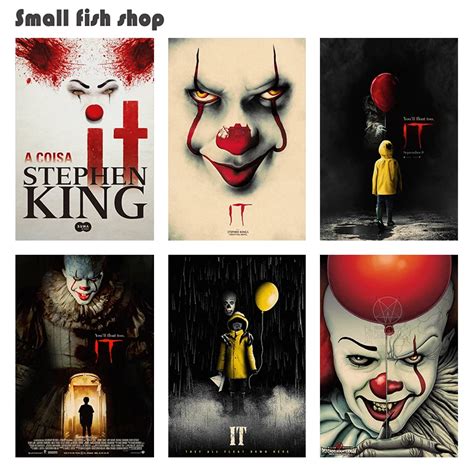 Stephen King S It Kraft Paper Poster Home Furnishing Decoration Kraft Classic Horror Movie