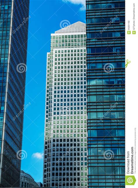Modern Business Skyscrapers High Glass Buildings Modern Architecture