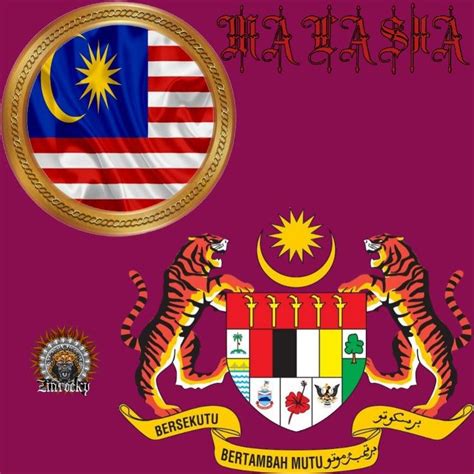 Malasia 🇲🇾 Bandera Escudo Paises
