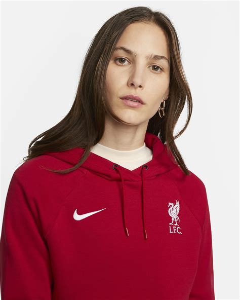 Sudadera Con Gorro Sin Cierre De Tejido Fleece Nike Para Mujer Liverpool Fc Essential