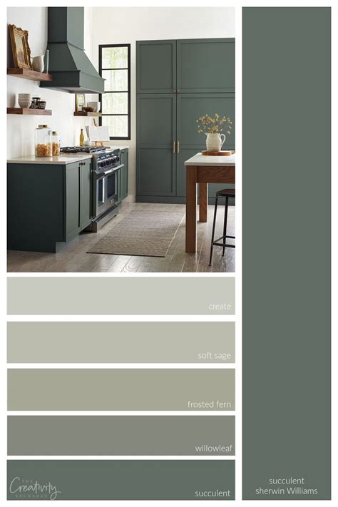 Shades Of Green Paint Colors Sherwin Williams Giana Faye