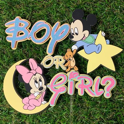 Disney Gender Reveal Gender Reveal Themes Gender Reveal Party