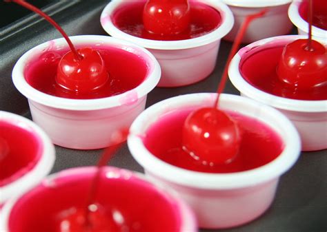 3 Ways To Make Cherry Jello Shots Cherry Jello Shots Sweet Alcoholic